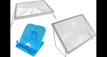 Sundo Bladvergroter met standaard | loep met boekensteun voor lezen