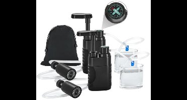 RVV® Waterfilter noodpakket - Waterfilter - Zwart - 21cm x 13cm x 11cm