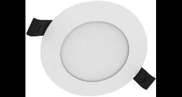 Ledvance Downlight led inbouw rond slim aluminium wit 8W 3000/4000K IP44 - 4099854441776