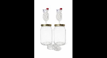 Natuurlijker leven® set om te fermenteren met 2 potten van 1.7 Liter
