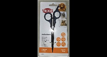 trixie - vachtschaar voor honden +- 20 cm- katten - konijnen - snede +- 8.5 cm - rvs en rubber