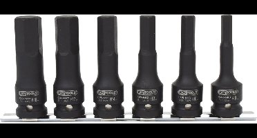 KS TOOLS 1/2" Power bit dopsleutelset lang 6-delig - 515.110...