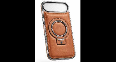 iPhone 17 Air Telefoonhoesje – Magnetische Case van Luxe Kunstleer