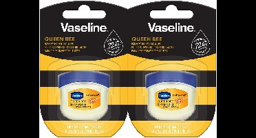 Vaseline Lip Therapy 7G Queen Bee | Voedende lippenbalsem met honing voor optimale hydratatie | (2er Pack)