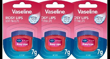 Vaseline Lip Therapy 7G Rosy I Voedende Lippenbalsem voor optimale hydratatie | 3 x 7g