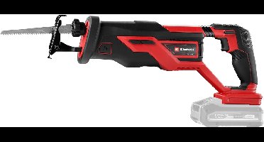 Einhell Accu Reciprozaag TE-AP 18/26 Li Solo - Power X-Change - 18 V/Li-Ion - 0-2.600 t/min - Slaghoogte: 26 mm - Max. zaagdiepte (hout/kunststof/metaal): 180/20/12 mm - Incl. 1x Zaagblad voor hout - Excl. accu en lader