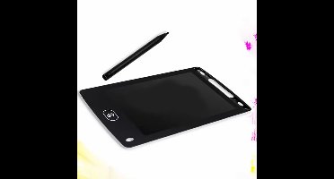 LCD Schrijftablet Kinderen – Montessori Tekentablet voor Kinderen – Uitwisbaar Digitaal Tekenbord met Wis- en Vergrendelfunctie – Compact Pocketmodel 17.5 cm x 11 cm (6.5 inch) – Zwart