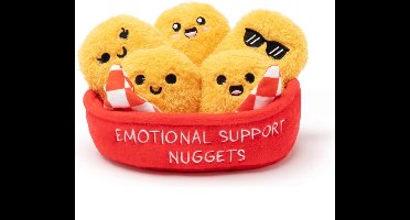 Emotional Support Nuggets - Kipnuggets knuffels - Kawaii Pluche set