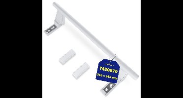 Universele Koelkastgreep met Afdekkappen - 244 mm - Voor Liebherr Koelkasten
