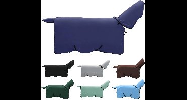 vidaXL - Paardendeken - Marineblauw - Polyester