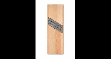 Natuurlijker leven - Houten Mandoline - Koolsnijder - 3 messen - 49 cm x 17 cm
