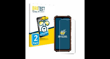 BROTECT - Screenprotector voor Hotwav Cyber 13 - Folie Beschermfolie transparant 2 Stuks