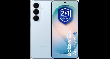 Samsung Galaxy S26 - 256GB - Sky Blue + 1 jaar extra garantie