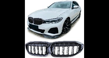 Grill Voor Bmw 3 Serie G20 G21 Glans Zwart Dubbel Spijl M Performance Look