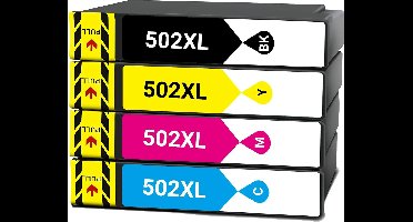 G&G Inktcartridges - Epson 502XL - 4 Cartridges