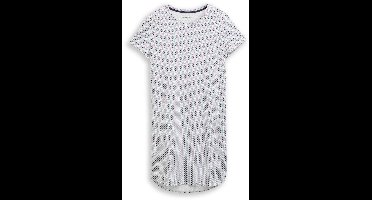 Tom Tailor - Nachthemd met motief - Maat 38 - white allover