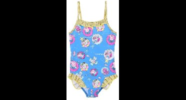Peppa Pig Badpak Meisjes – Blauw – Ruffle Details – Maat 104 – Officiële licentie