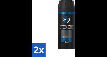 2 x Axe - Deodorant Bodyspray - 48hrs Fresh - Anarchy for Him - 150 ml - Axe Anarchy For Him - Deodorant Bodyspray - Mannelijke Geur - Frisse Geur - Langdurige Bescherming