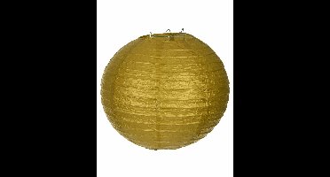 Vegaoo - Gouden Japanse papieren lantaarn, 25 cm