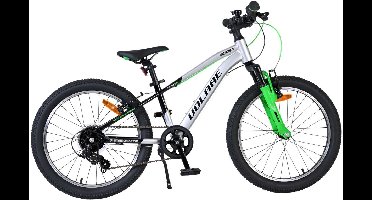 Volare Boost Kinderfiets - 20 inch - 7 Speed - Zilver/Groen