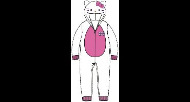 Riethmüller – Hello Kitty Onesie Kinderkostuum Fleece – Officiële Licentie - maat 4-6 jaar