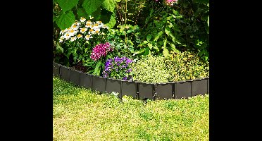 Gazonrand Edgar antraciet 75cm 6 stuks (totaal 4,50m)