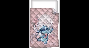 Disney Lilo & Stitch Sprei, Stitch en Angel - 140 x 200 cm - Polyester