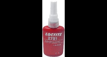 Loctite Schroefdraadborgmiddel 2701 Kunststof Rood 50ml
