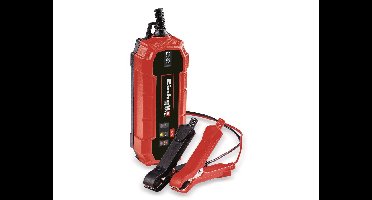 Einhell Acculader CE-BC 1 M - Laadvoltage: 6/12 V - Max. Laadstroom: 1 A - Accu's van min. 3 tot max. 32 Ah - Druppellaadfunctie - Geschikt voor Gel, AGM, Onderhoudsvrije loodzuur accu's