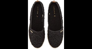 Tom Tailor Platte espadrilles met bloemenborduursel - - - - Shoes Licence