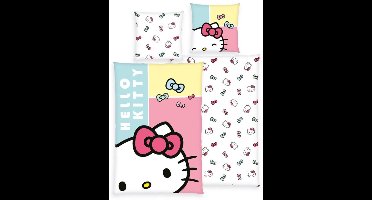 Hello Kitty Duvet Set Hello Kitty Bow 135 x 200 cm / 80 x 80 cm