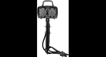 Dubbel buitenstopcontact met grondpen – IP44