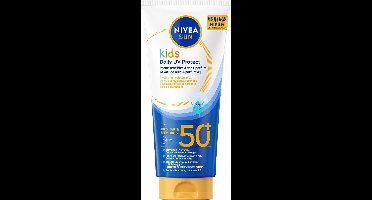 NIVEA Sun Kids Daily UV Protect Zonnebrand SPF50+ - Zonnebrandcrème - Parfumvrij & niet Plakkerig - met Vitamine C&E - 100ml