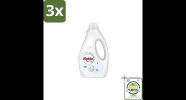 3 x Robijn Vloeibaar Wasmiddel Stralend Wit 20 Wasbeurten 1 liter - Grootverpakking - Stralend Wit Wasmiddel - Witte Was - Wasmiddel Voor Witte Kleding - Witversterker - Frisse Geur Wasmiddel