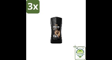 3 x Axe – Douchegel – Dark Temptation – 250 ml - Grootverpakking - Douchegel - Douchegel Mannen - Douchegel Met Geur - Douchegel Dark Temptation - Douchegel Voor Mannen