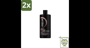 Syoss – Shampoo – Keratin Strength – 440 ml - Voordeelverpakking - 2 stuks - Broos haar - Breekbaar haar
