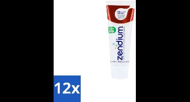 Zendium – Tandpasta – Tandvlees Protect – 75 ml - Voordeelverpakking - 12 stuks
