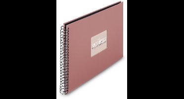 Hama Spiraal fotoalbum - Fine Art - 36x32 - 50 pagina's - Terracotta