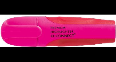 Q-CONNECT Premium markeerstift, roze 10 stuks