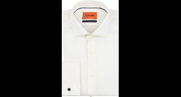 Suitable Trouwoverhemd Ecru - Maat 43 - Heren - Overhemden Trouw