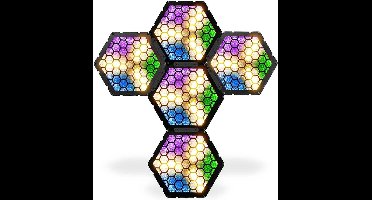 BeamZ Set van 5x RB90 Retro Blinders - 3x 30W RGB/WW LED’s