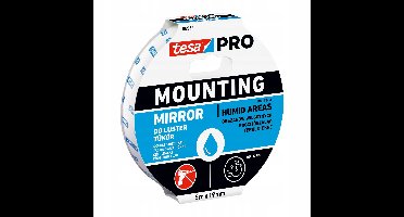 Tesa PRO - Montage Tape - Spiegel - Twee Zijden - 5m x 19mm