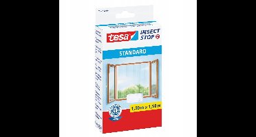 Tesa - Standaard Muggenhor voor Ramen - 1,3 x 1,5m - Wit - Zelfklevend