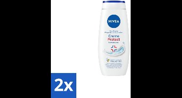 Nivea – Douchecrème – Protect – 250 ml - Voordeelverpakking - 2 stuks