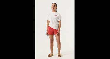 GARCIA Meisjes Effen Shorts Rood