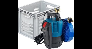 Dompelpomp Vlakzuigend tot 2 mm , 6 m³/h , 230 V , IPC 550 met 10 meter slang 32 mm met geka koppeling