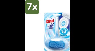 7 x At Home - Clean - Toiletblok - 3in1 Active - Aqua Power - Neutraliseert & Reinigt - 1 Blok - Toiletblok - Reinigen - Neutraliseren - Frisheid - Geuren Neutraliseren