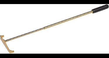 Roulette hark 60 cm. telescoop metaal/hout