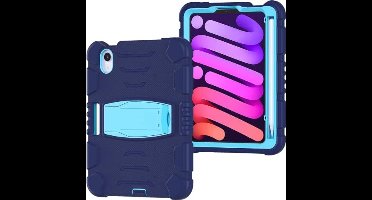 Robuuste Hoes voor iPad Mini 6 (8,3 inch, 2021) – Schokbestendige Full-Body Bescherming met Penhouder en Standaard