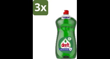 Dreft Original - Vloeibaar Afwasmiddel - Extra Hygiëne - 1.2 L - Bulkverpakking - 3 stuks